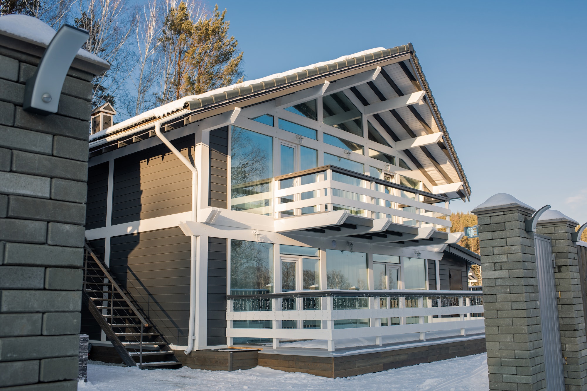 Modern House With Large Windows